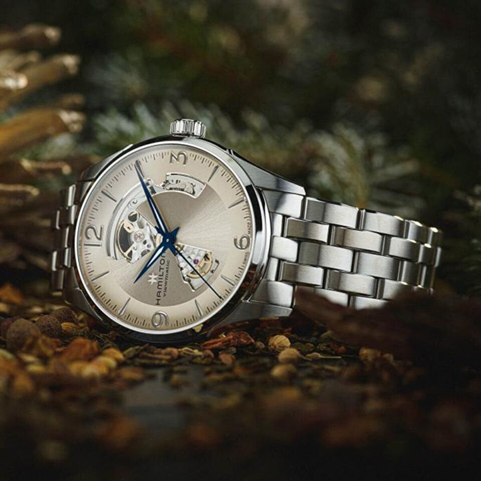 Hamilton Jazzmaster Open Heart H32705121 Kol Saati