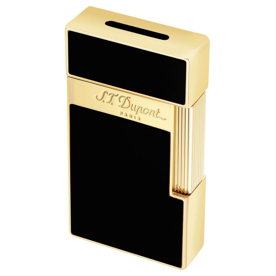 025222 St Dupont Biggy Siyah Çakmak