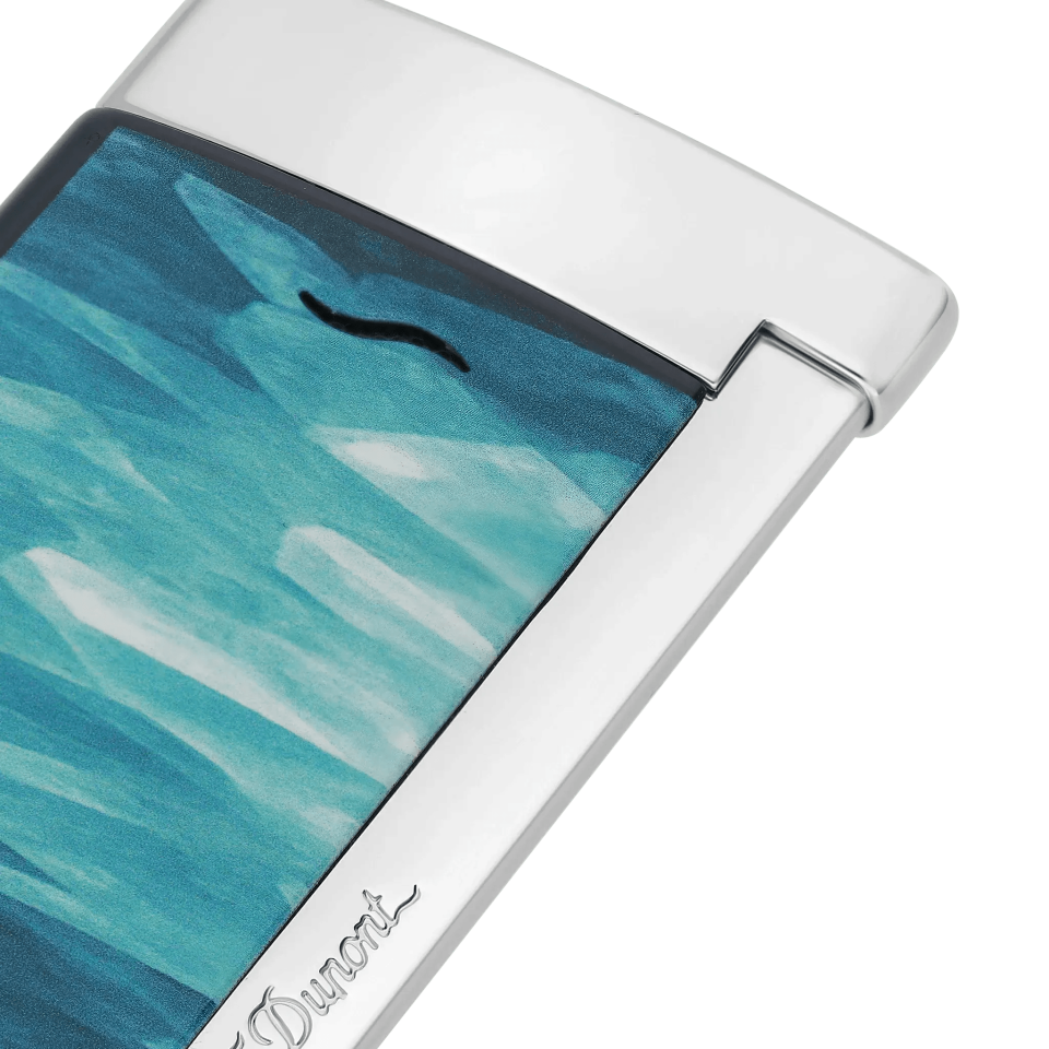 ST Dupont Slim 7 Geode Blue 27035 Çakmak 027035