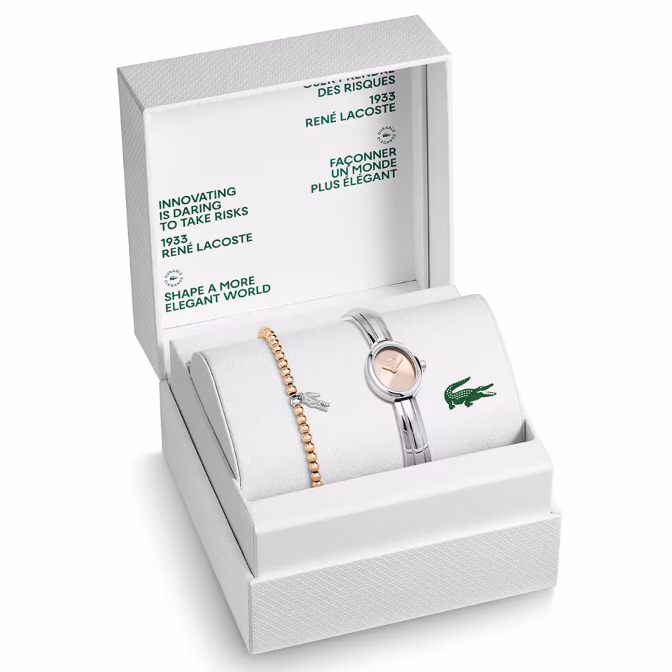 Lacoste LAC2070066 Kadın Kol Saati ve Bileklik Seti