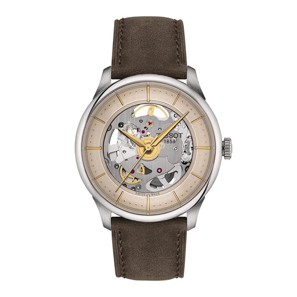 Tissot Chemin Des Tourelles Skeleton 39mm T1398361626100