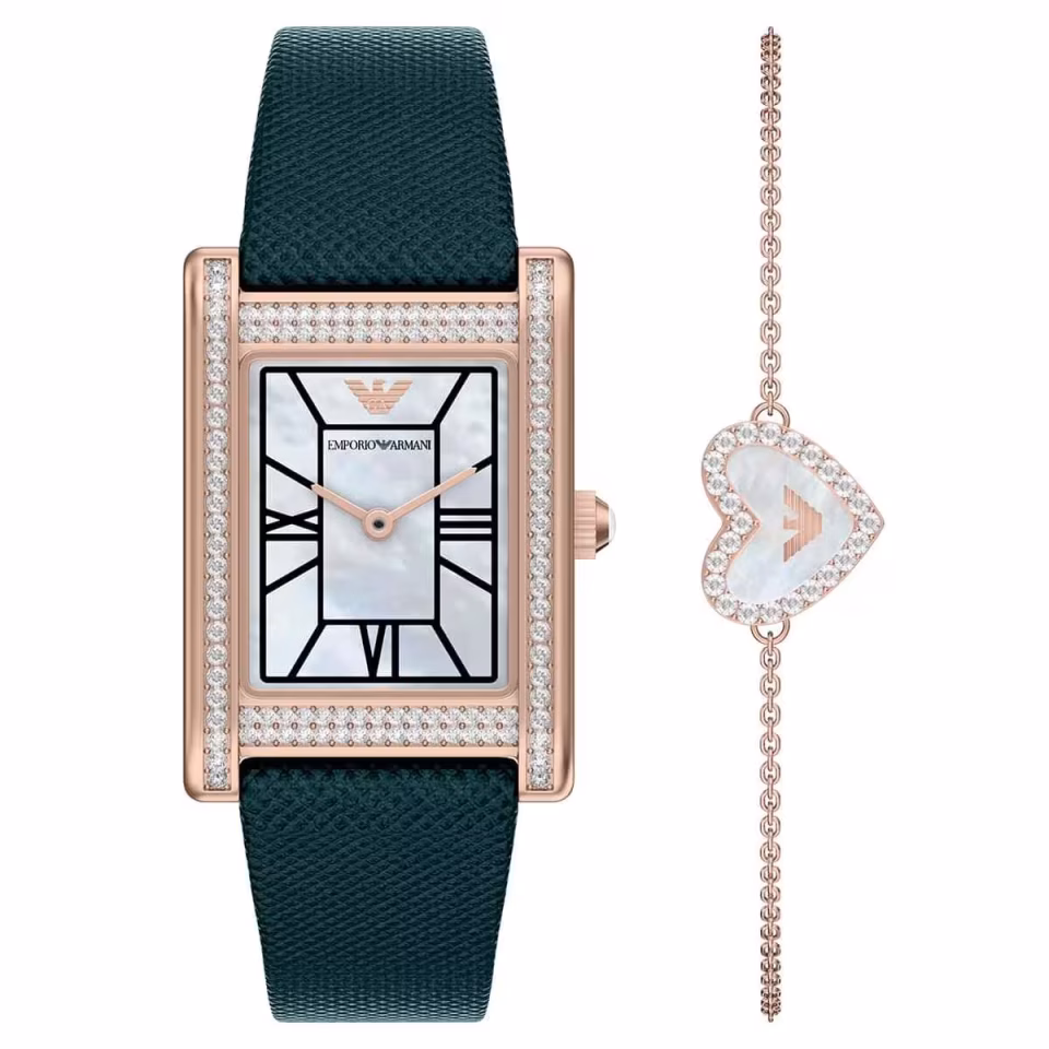 Emporio Armani AR80085SET Kadın Kol Saati ve Bileklik Seti
