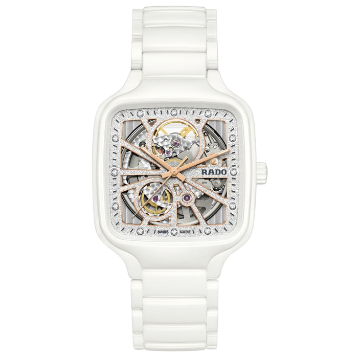 Rado True Square Automatic Open Heart Sparkling R27073722 Unisex Kol Saati