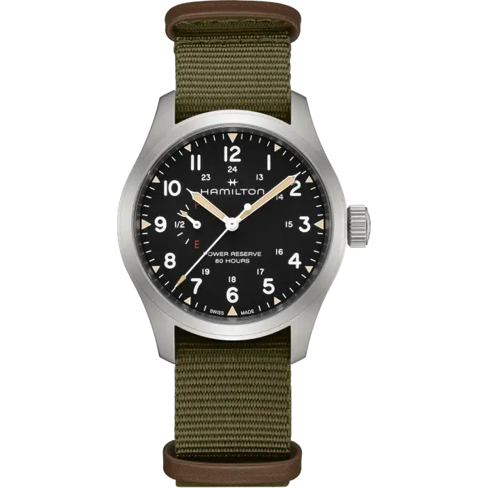 HAMILTON H69509930 KHAKI FIELD MECHANICAL POWER RESERVE