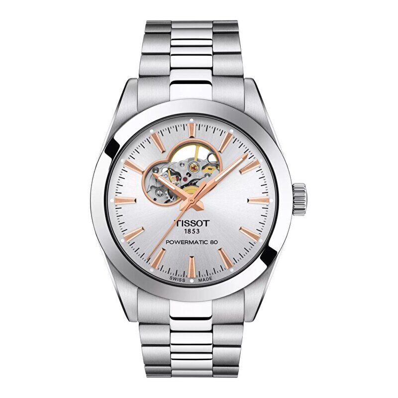 T1274071103101 Tissot Gentlemen Powermatic 80 OPEN HEART