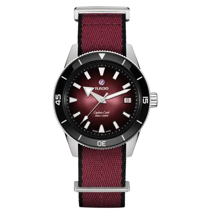 Rado Captain Cook Automatic R32223408 Yedek Kordonlu Erkek Kol Saati