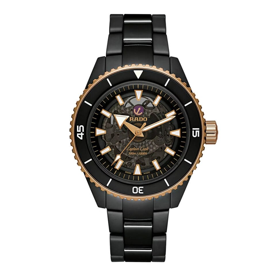 Rado Captain Cook High-Tech Ceramic Skeleton R32127162 Erkek Kol Saati