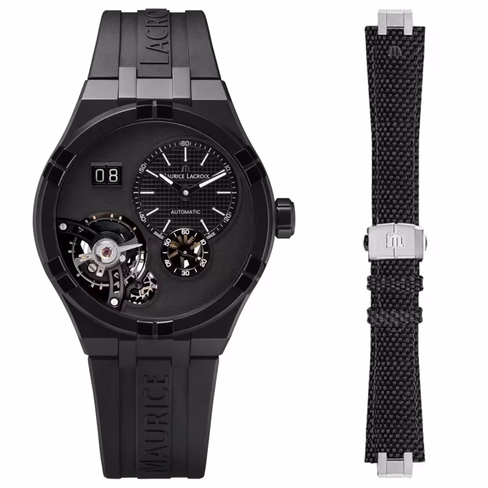 Maurice Lacroix ML-AI6118DLB0B330-2 Erkek Kol Saati ve Yedek Kordon