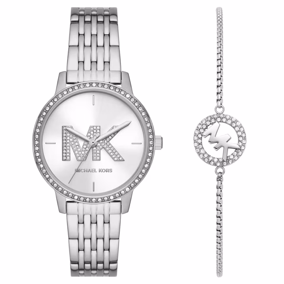 Michael Kors MK1055SET Kadın Kol Saati ve Bileklik Seti
